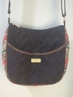 Cinda B Quilted Adjustable Strap Purse.